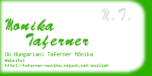 monika taferner business card